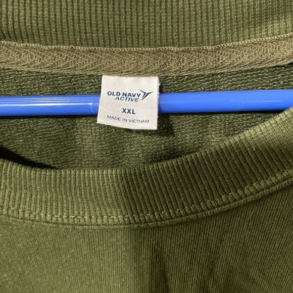 Old Navy green active sweatshirt - Picture 2 of 2